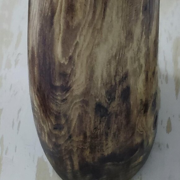 CUSTOM ABSTRACT ART FAUX RHINO 12" WOOD CARVING ON 12' PLAQUE 🦏 - Picture 7 of 12